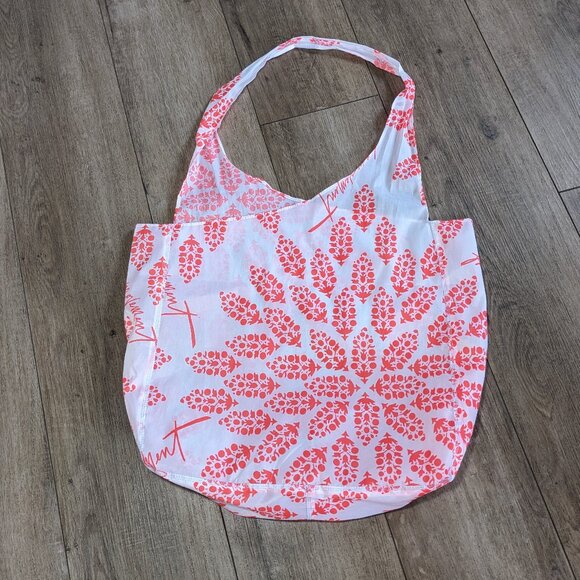Free People Movement Tote Lightweight Orange Crossbody Reusable Shopping Bag - Picture 4 of 6